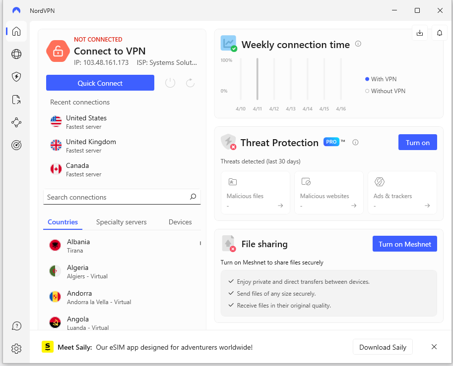 NordVPN for Windows Installing Step 5